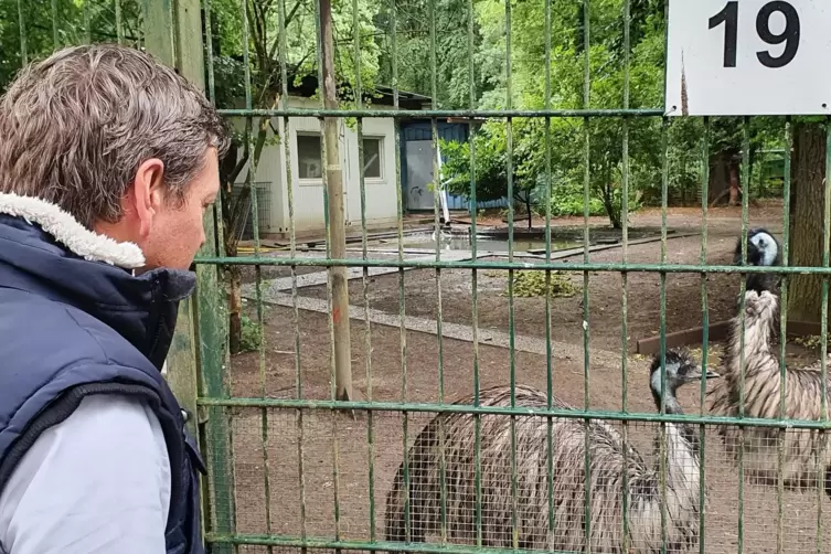 Charakterk&ouml;pfe: Christian Baldauf und die Emus.