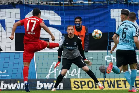 Doppel-Torschütze beim 3:2-Sieg in Mannheim: der 18 Jahre alte Malik Tillman vom FC Bayern München II.