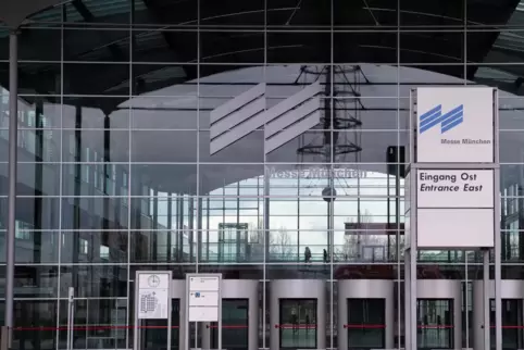 Der Eingang Ost zum Gelände der Messe München. Die Automesse IAA soll nach ihren Wechsel aus Frankfurt nach München mindestens z