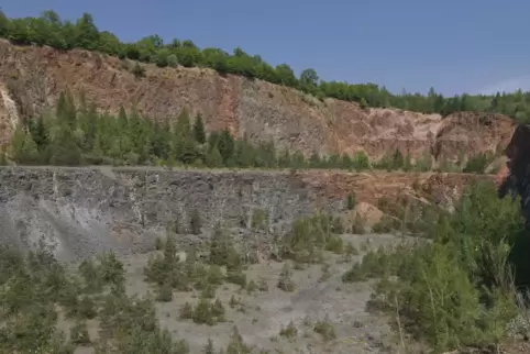 Der Betrieb im östlich von Rockenhausen gelegenen Steinbruch ist vor rund 35 Jahren eingestellt worden. Das Betreten des Gelände Der Betrieb im östlich von Rockenhausen gelegenen Steinbruch ist vor rund 35 Jahren eingestellt worden. Das Betreten des Gelände