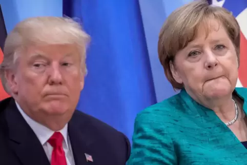 Es ist kompliziert: Kanzlerin Merkel und US-Präsident Trump haben nie ein vertrauensvolles Verhältnis entwickelt. Nun drohen neu