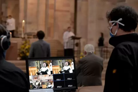 Wird es nicht mehr so oft geben: Livestreaming von Gottesdiensten im Dom.