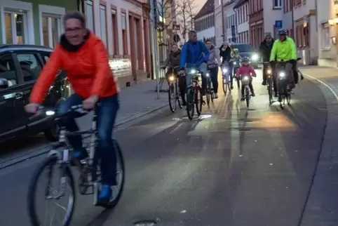 Radelnde Kundgebung: früherer „Fahrrad!-Freitag“.