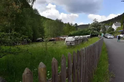 Die obere Hauptstraße in Lindenberg. 