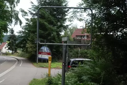 Innerhalb weniger Wochen wurde die Hauensteiner Ortstafel an der L495 zweimal entwendet. 