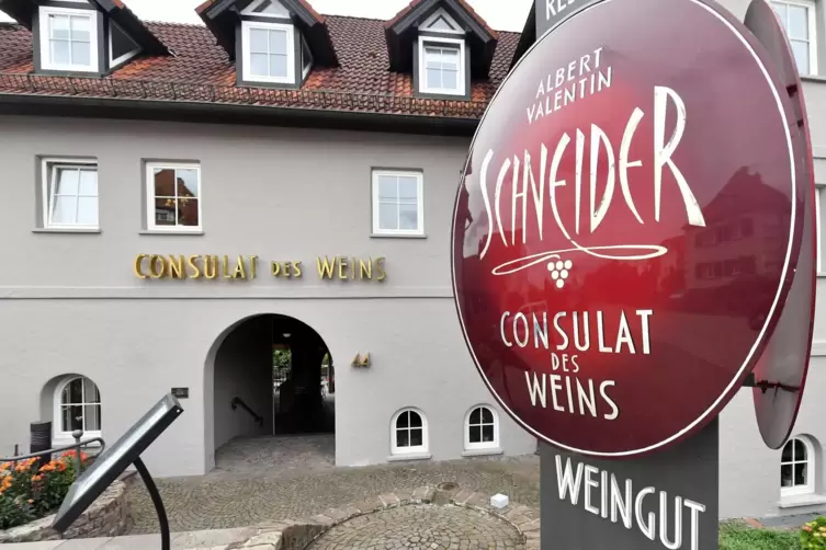 Das Hotel &bdquo;Consulat des Weins&ldquo; in St. Martin. 