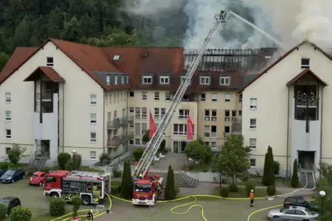 Im Dachstuhl der Pro-Seniore-Residenz war am 7. Juni 2018 das Feuer ausgebrochen. 
