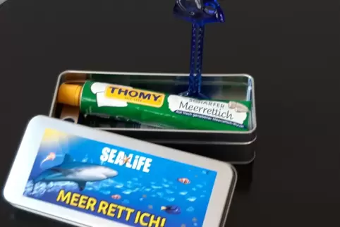 Meer und Meerrettich: Mit dieser Kombination hat das Großaquarium Sealife in Speyer auf sich und sein Programm aufmerksam gemach Meer und Meerrettich: Mit dieser Kombination hat das Großaquarium Sealife in Speyer auf sich und sein Programm aufmerksam gemach