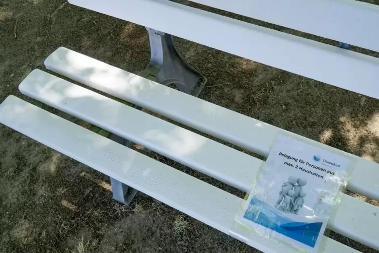 Auch f&uuml;rs Benutzen der B&auml;nke gelten besondere Regeln.