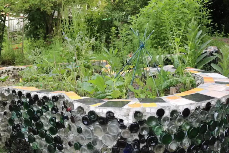 Kunst im Garten.
