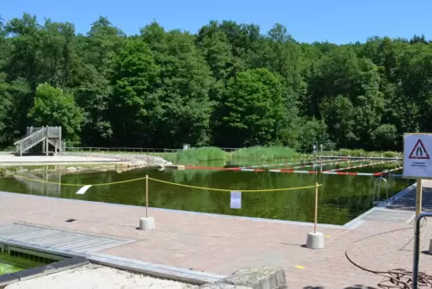 Das Naturbad wurde in den vergangenen Tage auf die besonderen Bedingungen des Hygienekonzeptes umgerüstet. 