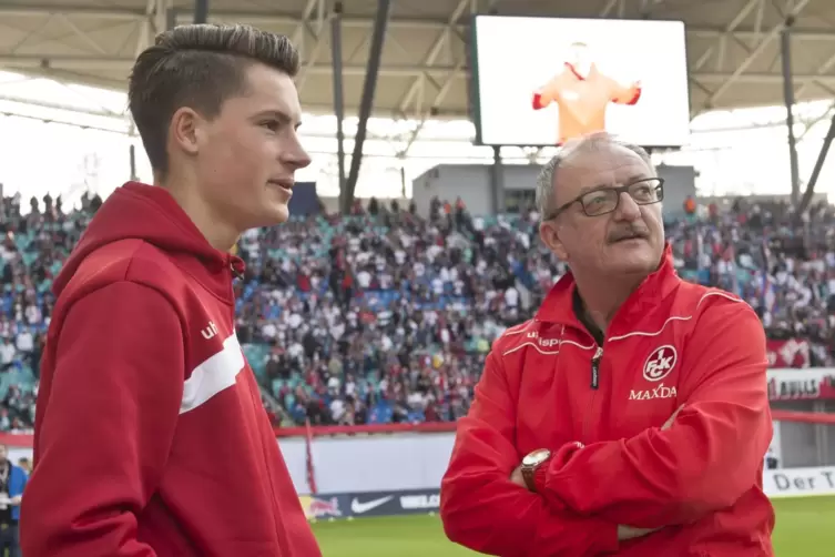 Ein Bild aus dem Jahr 2015: Wittich mit Robin Koch. 