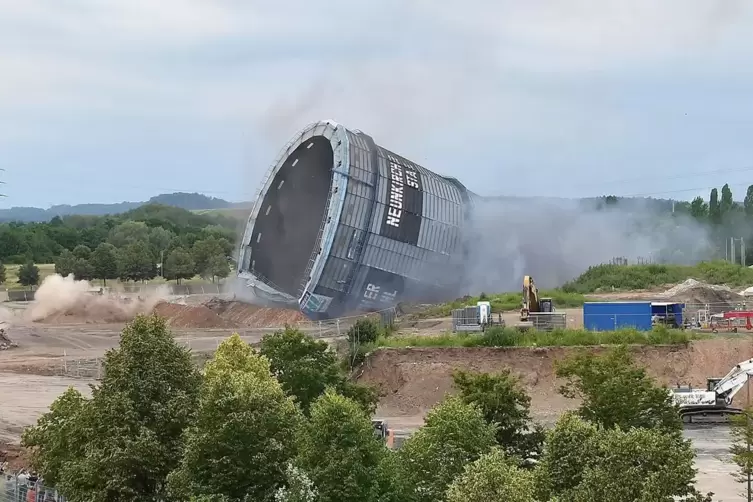 ... deshalb wurde der alte Gasometer nicht mehr gebraucht.