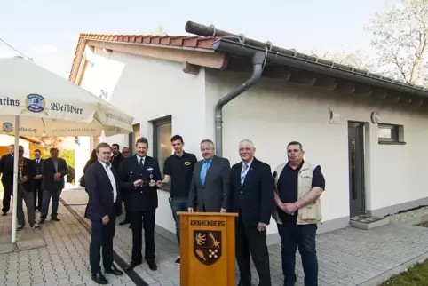 Das neue Feuerwehrhaus in Krähenberg wurde im Mai 2016 eingeweiht. 