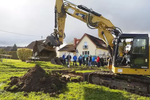 Spatenstich für das Feuerwehrhaus war im Oktober 2017. 