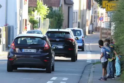 Mehr Autos und Lkw fahren durch das Stadtdorf, sagt Ortsvorsteherin Dorothea Müller. Viele bremsten erst kurz vor dem Tempo-30-S