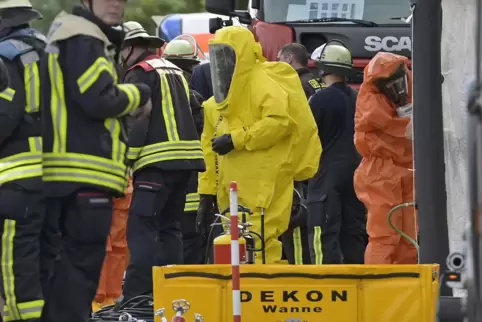 Derzeit läuft ein Feuerwehreinsatz im Freibad.
