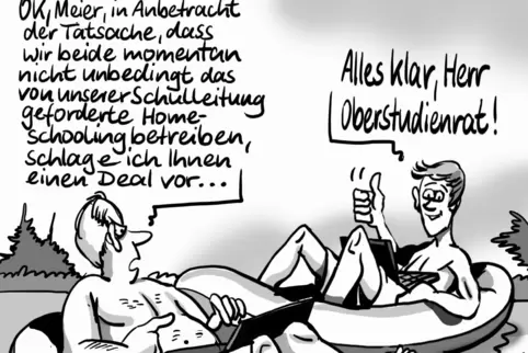 Lehrer müsste man sein ... 