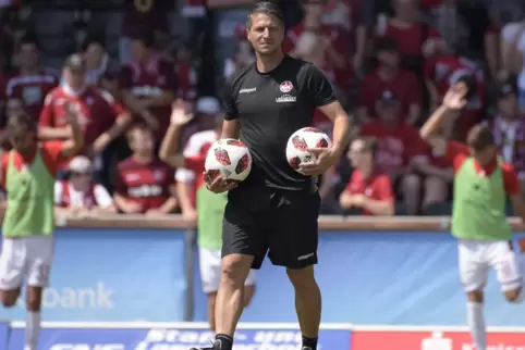 Alexander Bugera als Co-Trainer der Profis.