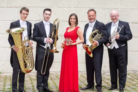 Kommt in neuer Besetzung in die Südpfalz: Harmonic Brass. 
