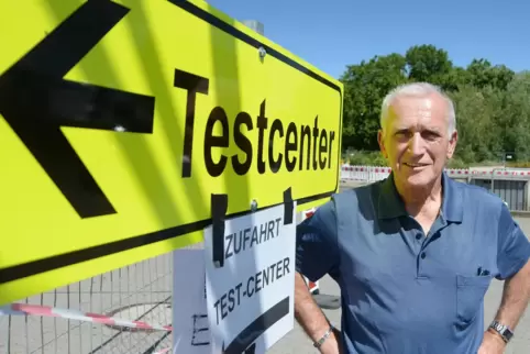 Norbert Schoppé steht auf Abruf bereit, sollte das Testcenter erneut geöffnet werden müssen. 