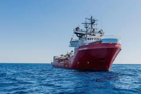Die „Ocean Viking“ hat Ende Juni 180 Menschen aus dem Mittelmeer gerettet. 
