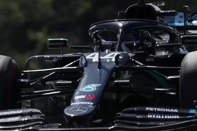 Lewis Hamilton verpasste das Podest wegen einer Zeitstrafe. 