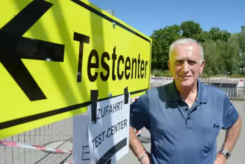 Norbert Schoppé steht auf Abruf bereit, sollte das Testcenter erneut geöffnet werden müssen. 