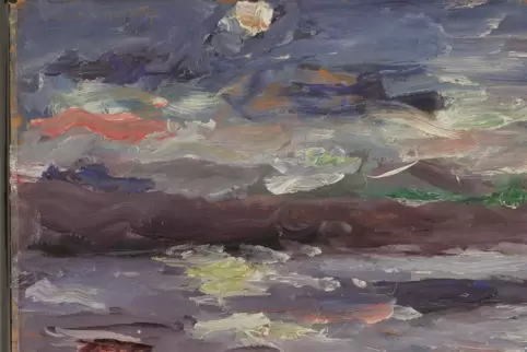 Ab Dienstag wieder – neben vielen weiteren Schätzen – zu bewundern: Lovis Corinths Werk Walchensee bei Mondschein, 1920, Öl auf 