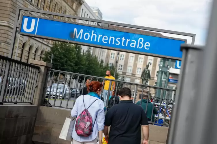 Die U-Bahn-Station „Mohrenstraße“ soll einen neuen Namen bekommen.