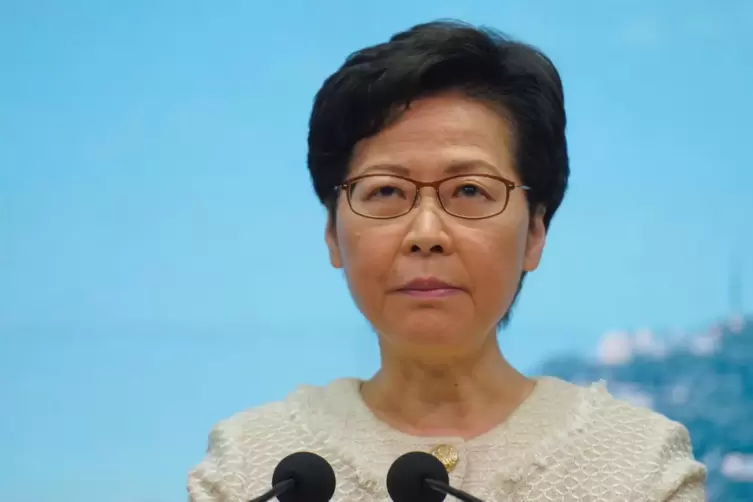Gilt als Statthalterin Pekings: Carrie Lam, Regierungschefin Hongkongs.