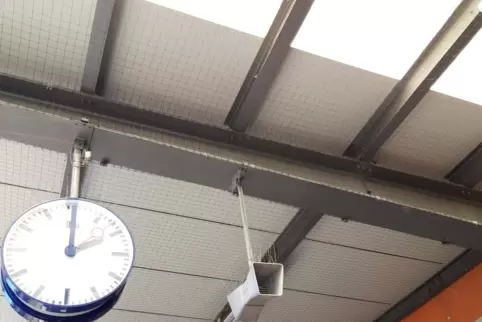 Neue Netze an Decken und Wänden: Die Bahn hat ihre Taubenabwehr am Speyerer Bahnhof erneuert. 