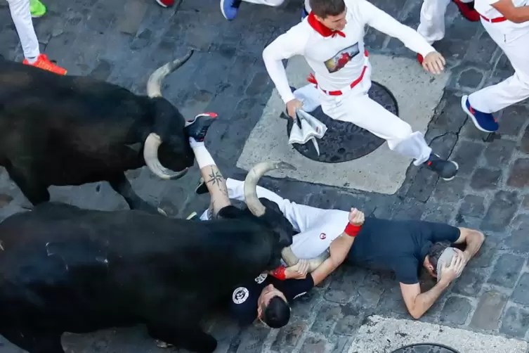 Und so w&uuml;rde es normalerweise in Pamplona aussehen (Bild von 2019). 