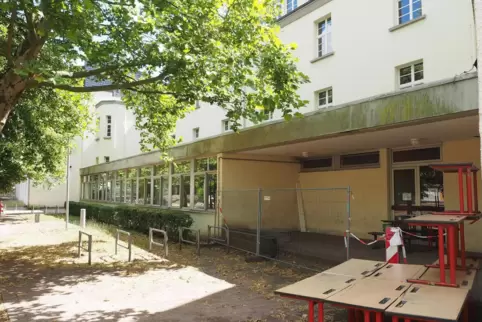 Der Anbau am Saarpfalz-Gymnasium wird auf Vordermann gebracht.