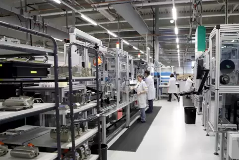 Ein Blick in die Produktion bei DBK in Rülzheim. 