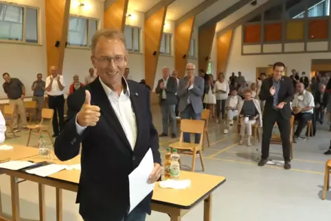 Thomas Weiner freut sich über das einstimmige Vertrauen.