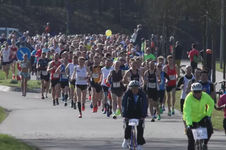 So wird es auf keinen Fall: der Bienwald-Marathon vor drei Jahren. 