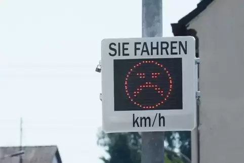 In Geiselberg wird die Geschwindigkeit kontrolliert. 