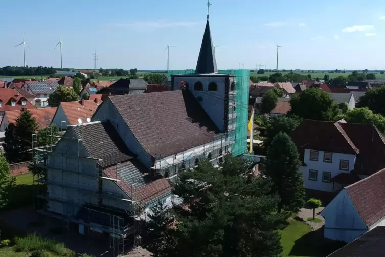 Die katholische Kirche in Minfeld wurde vor 90 Jahren eingeweiht. 