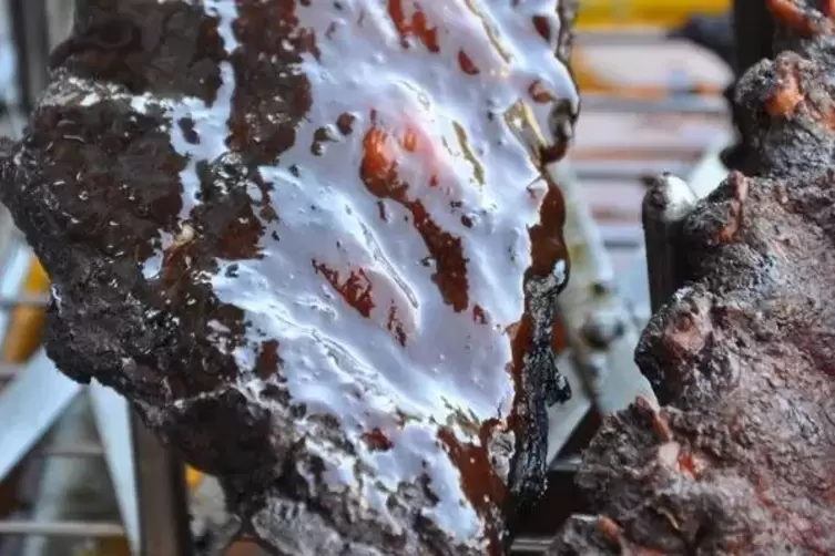 Marinade mit braunem Zucker: Die Kruste karamellisiert.