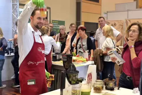 September 2019: Vorführung bei der „Rohvolution“-Messe in der Speyerer Stadthalle. September 2019: Vorführung bei der „Rohvolution“-Messe in der Speyerer Stadthalle.