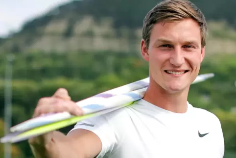 Olympiasieger Thomas Röhler tritt beim Speerwurf der Männer in Zweibrücken an 