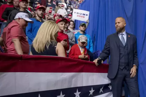 US-Medienberichten zufolge machte Trump seinen bisherigen Wahlkampfmanager Brad Parscale (rechts) für die gescheiterte Kundgebun