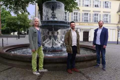 Reinhard Geller, Roderick Haas und Max Punstein wollen Künstler vernetzen.
