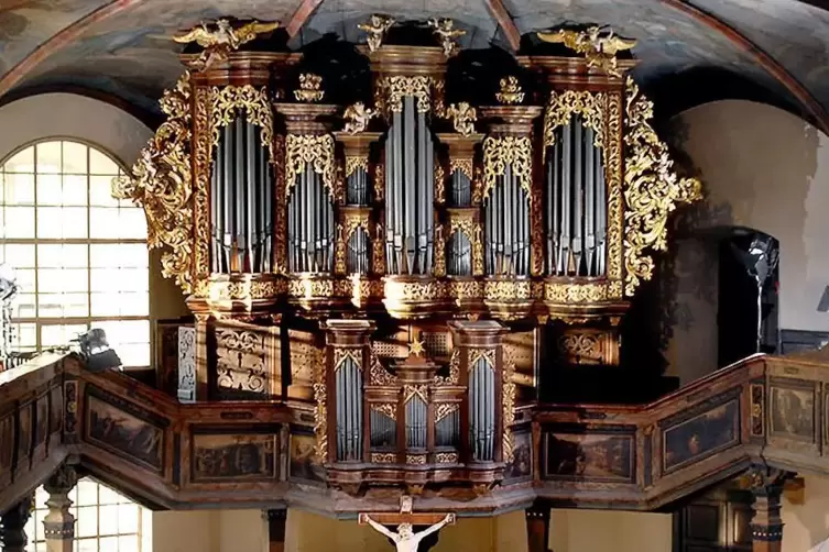 In den einstweiligen Ruhestand verabschiedet: die Orgel der Speyerer Dreifaltigkeitskirche.