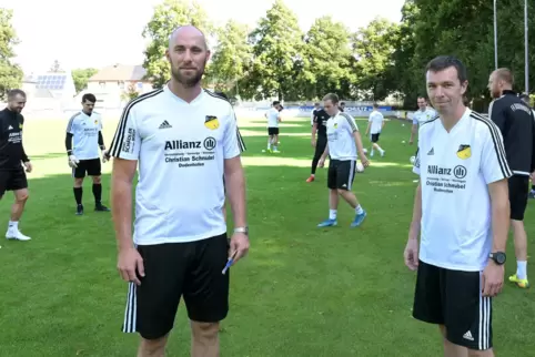 Jetzt am Ruder: Steffen Litzel (links) und Andreas Hack. 