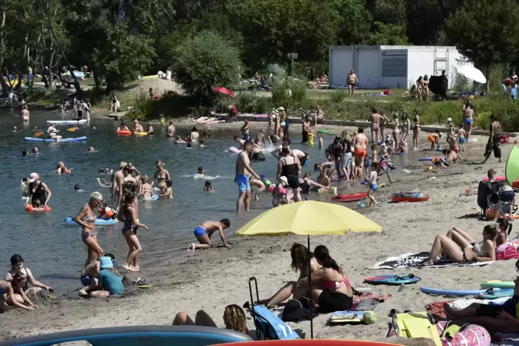 Bei 800 Besuchern ist Schluss. Dann wird der Silbersee wegen der Infektionsgefahr gesperrt. 