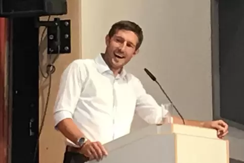 War am Dienstagabend bei seiner Nominierung in bester Laune: Christoph Gensch. 