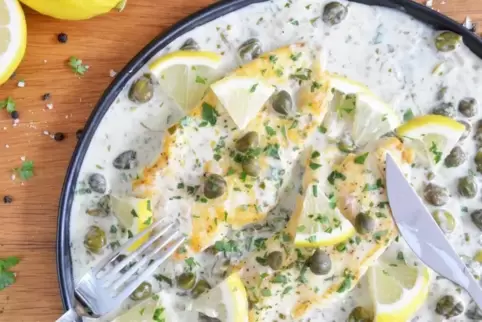 Hähnchen-Piccata mit Zitrone und Kapern