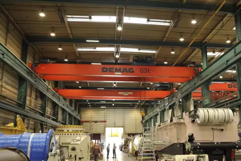 Die meisten Beschäftigten im Industriesektor arbeiten in Zweibrücken beim Kranhersteller Tadano Demag.
